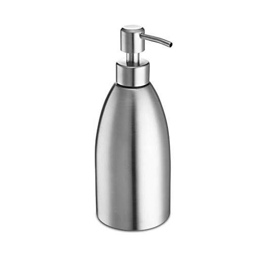 dispensador de jabón 500 ml de acero inoxidable dispensador líquido de cocina grifo del fregadero del cuarto de baño botellas de champú caja de jabón caja de detergente líquido de dispensación Conveni Cover