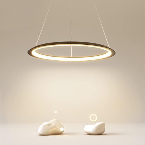 LED Chandelier Round Shape 1, Dinning Room Pendant Lights Height Adjustable Neutral Light Eye Protection Light Bedroom Living Room Hanging Lights