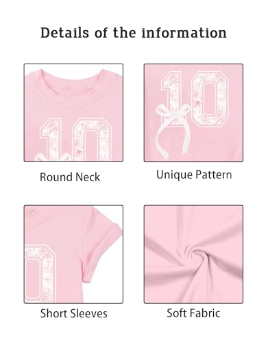 Image of in My Double Digits Era Shirt Girls Birthday Girl Shirt | 10 Birthday Shirt Girls 10th Birthday Gifts For Girls 10 Year Old Ten Party Tee Tops