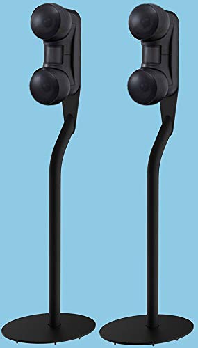 Gallo Acoustics Strada 2 Black Side Speakers with Floor Stands (Pair)