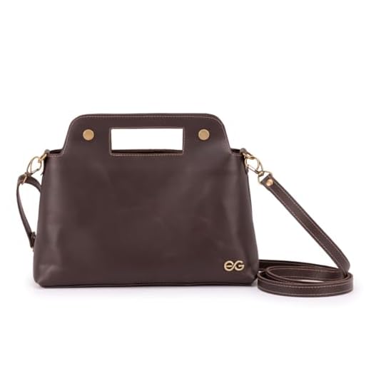 Bolsa Feminina Transversal ou mão Média Tiracolo Couro Legítimo (Marrom Escuro)