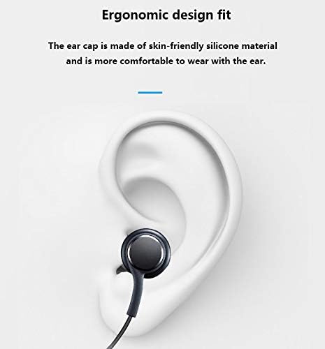 Image of Type-C Earphones for Samsung Galaxy A56 5G / A 56 Earphones Original Like Wired in-Ear Headphones Stereo Deep Bass Headset Earbud with Type-C to 3.5mm Audio Jack, Mic (TAK3, Black)
