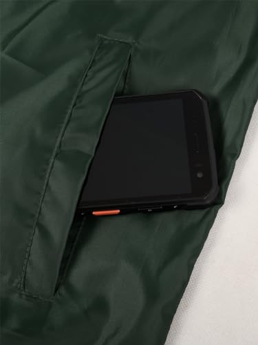 Image of Mywu Men's Water-resistant Rain Jacket Lightweight Windbreaker Hooded Rain Coat for Adults Outdoor Hiking Camping