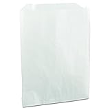 Bagcraft 450019 PB19 Grease-Resistant Sandwich/Pastry Bags, 6 x 3/4 x 7 1/4, White (Case of 2000)