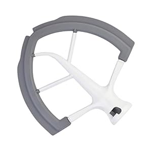Flex Edge Beater for KitchenAid Bowl Lift Stand Mixer 6 Quart Flat Beater Paddle with Flexible Silicone Edges