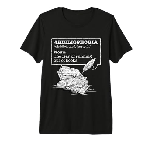 Book Reader T-Shirt Library Introvert Bookworm Reading Gift Premium T-Shirt