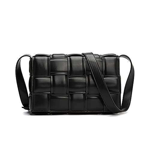 Woven crossbody handbag purse for women, small shoulder messenger…