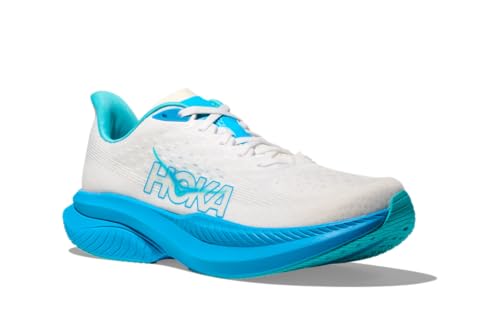 Hoka Men's Low-Top Sneakers, White Skyward Blue, 102