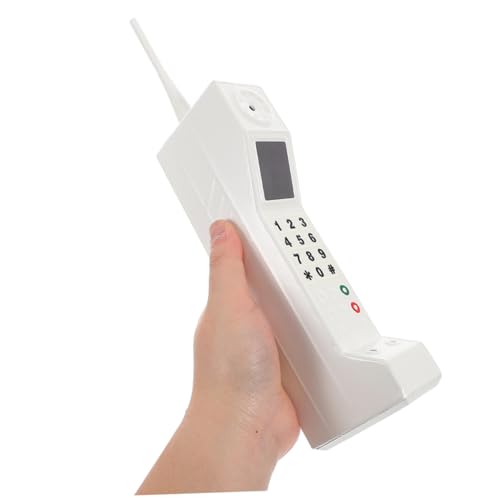 Téléphone rétro brique double pack décoration vintage pour salon - 4