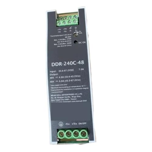 Convertisseur DC-DC DDR-240C-48 alimentation à découpage type rail DIN 240W tension 48V