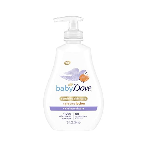 Baby Dove Sensitive Skin Care Baby Lotion für eine beruhigende Duftlotion, beruhigende Feuchtigkeit, hypoallergen und…