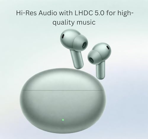Image of Bluetooth Buds 4 for Oneplus with Dual Drivers & Dual DAC Audio, 50dB Active Noise Cancellation, Hi-Fi Sound Quality, Clear Voice Calls, Stable Low Latency Connection (Light Green)