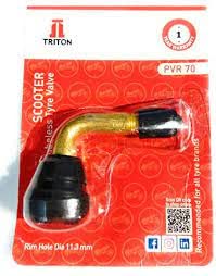 Seahorse Polymers Triton Scooter Activa Tubeless Tyre Valve PVR-70 for All tyre Brands (50PCS)-image-1