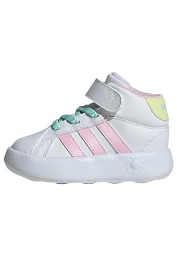 adidas Kids' Chaussure Grand Court Mid Enfants évite les entorses à la récré