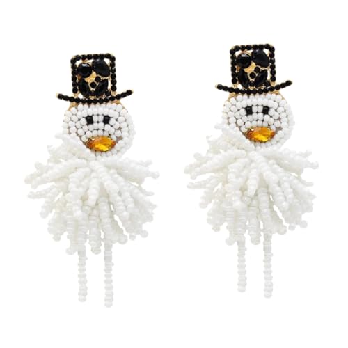 Boucles d'oreilles bonhomme de neige de Noël le cadeau idéal pour femme