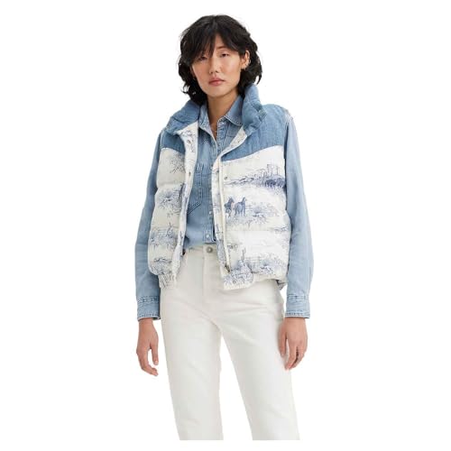 Levi's Damen Juno Western Puffer Vest – Ansicht 1