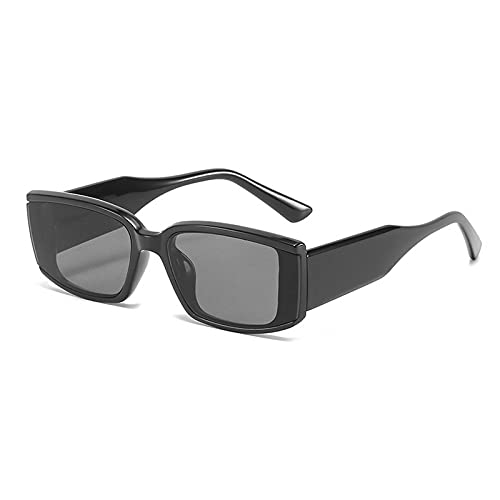 COTIA Fashion Rectangle Sunglasses Women Vintage Colorful Eyewear Men Square Champagne Gray Sun Glasses Shades UV400