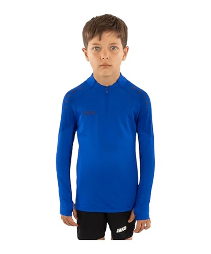Sudadera JAKO Light Flow azul royal para niños talla 152 con cremallera
