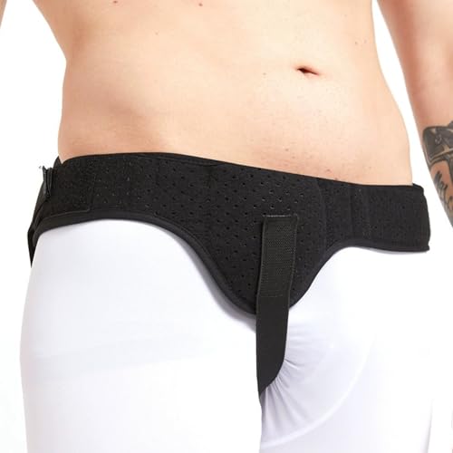 Cinturón de soporte para hernia inguinal ajustable