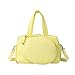 kowaku Tennis Racket Bag with Shoe Compartment for Women with Shoulder & Hand Strap Travel Gym Organizer Waterproof Sports, Yellow