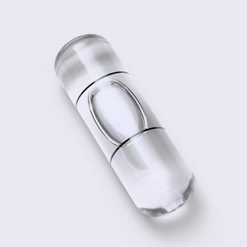 Ersatz Level Glas Flakon, Spirit Bubble Level, keine Feder, Akkurat, 25mm x 8mm - transparent klar