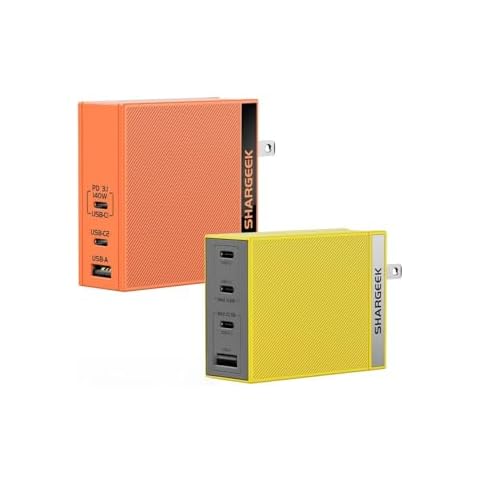 Shargeek USB C Charger 140W&100W Wall Charger, Multiport Quick Charging Station PD Charger Laptop Charger for MacBook, iPhone 14, iPad, Galaxy, Google, and More Cover