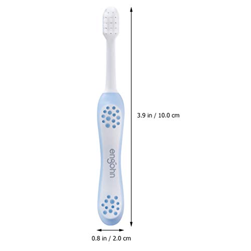 TOYANDONA Escova de dentes de silicone macia com primeira escova de dentes de treinamento infantil p