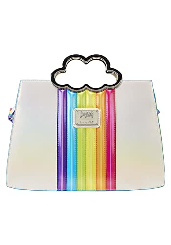 Loungefly Lisa Frank Rainbow Cloud Handle Crossbody Purse2