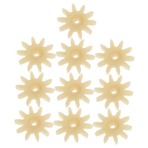 TOPPERFUN 10pcs Gumball Machine Gears Repair Parts for Bubble Gum Dispensers Candy Vending Machines High Precision Wheels for Gear Wheel Replacement