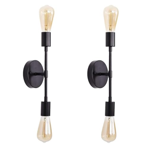 Juego de 2 candelabros modernos de latón cepillado para iluminación de pared, pantalla de vidrio esmerilado, luces de pared para interiores, apliques de baño de metal, decoración de pared pa