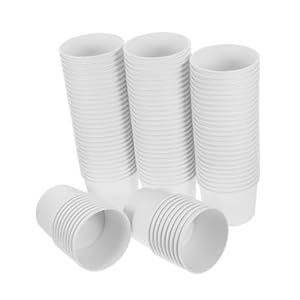 NOLITOY 100 Stück Einweg Papierschalen