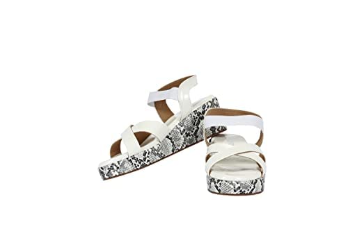 Image of CHERE fashion Sandal For Women' With Peach Multi Cross Strap | Snake print Wedges | Comfortable Sandals for Casual, Party and Formal Occasions