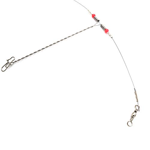 SENYUBBY Señuelos de Pesca con Cable de Acero Inoxidable, 10 Unidades, 4.7 pulgadas, Alta Resistencia miniatura 5