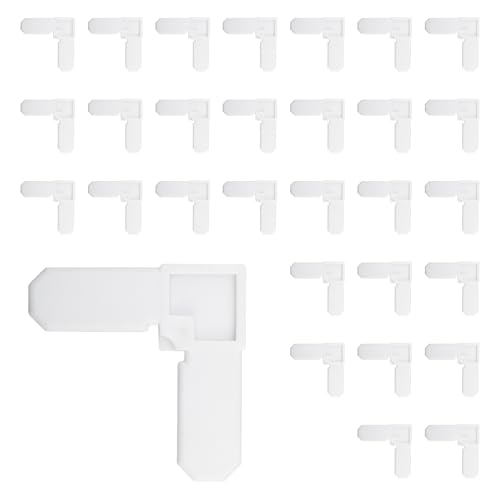 30 Pack MP7729 Screen Frame Corner Replacement 5/16 in x 3/4 in for Sliding Windows Casement Windows Screen Doors & Storm Door Inserts Window/Door Screen Corners