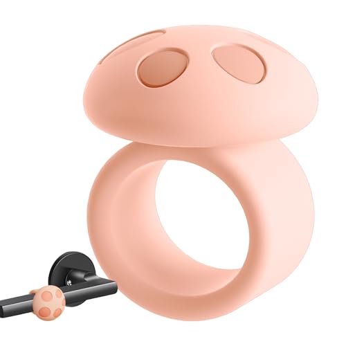 Parámetros de puerta de silicona, tapón de manija de puerta - Tapón de puerta de anillo contra colisión | Accesorios de muebles para el hogar sin apuntos, guardias de seguridad para niños, canc