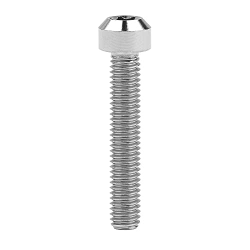 Image of Titanium Torx Square Head M6 x 10 15 20 25 30 35 40 45 50 60 65 70 80mm Screw Pack of 5 (Normal Titanium, M6x35mm)