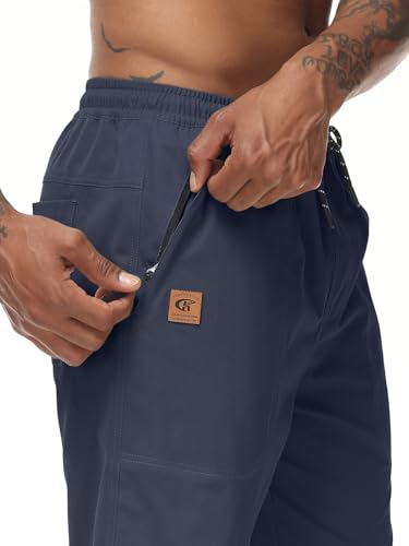 Short d'été homme anti-perte d'objets en sergé solide - 3