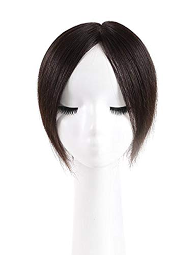 Capelli veri umani fatti a mano in pizzo topper