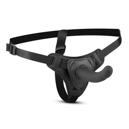 Consolador con correa for mujer, ventosa, cinturón for pene portátil realista, arnés Sexual, correa en bragas, Juguetes sexuales anales for lesbianas y Gay(L Dildo and Belt)