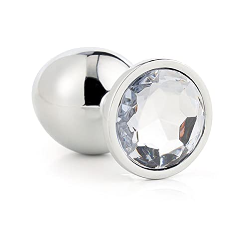 Dream Toys Gleaming Love Silver Plug Large Silver Taille Unique