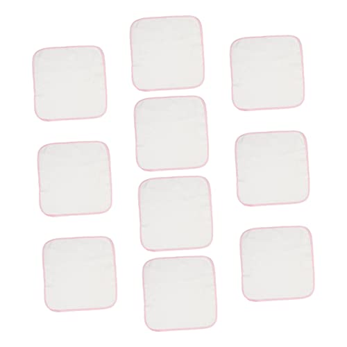 10pcs Double-Layer Cotton Baby Face Towels Soft Absorbent Washcloths for Newborns for Drool and Facial Cleaning