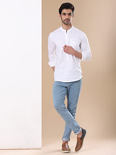 Image of SHIRT THEORY Solid Cotton Full Sleeves Casual Shirt for Men II Premium Cotton Shirt II Stylish Shirt for Men II Men Casual Shirt II Luxury Shirts ||