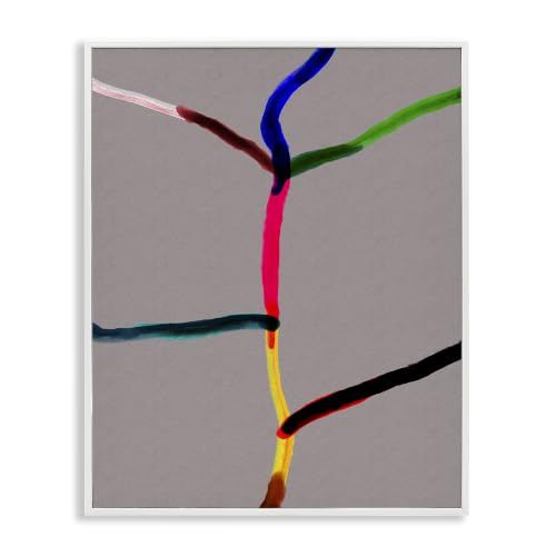 'Tree of Happiness Abstraction Merging'| Framed Giclee Art
