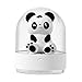 Aroma Diffuser, Duftlampe Home Schlafende Nachtlicht/Weißes Licht ,Gelbes Licht,Bunte,Ultraviolette Desinfektionslampe/Schöne Panda Atmosphärenlicht (Weiß)