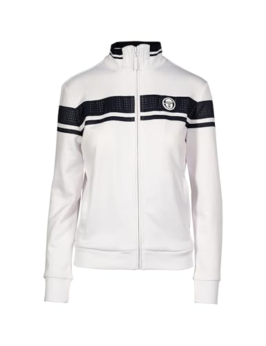Sergio Tacchini Damen Sportsweatjacke weiß/Navy/Stone M
