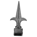 AUTSUPPL Garden Fence Topper with Elegant Design Decorative Metal Finials for Gates and Fences Easy to Install for Enhanced Decor Homeowners