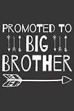 Kids Big Brother Quote Promoted To Big Brother Saying: Daily Planner Notepad To Do Schedule, Medium 6x9 Inches, 121 Pages, Printed Cover