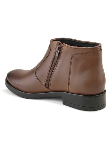 Image of Carlton London Men's Ankle Height Slip On Round Toe Comfortable Boot