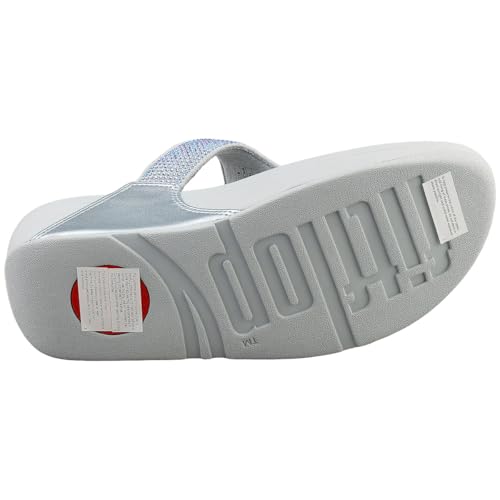 Image of Fitflop LULU CRYSTAL EMBELLISHED TOE-POST SANDALS