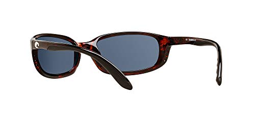 image for Costa Del Mar Men's Brine Polarized Oval Sunglasses, Tortoise/Grey Blu